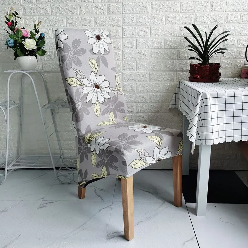 Housse chaise longue imprimé fleur BATOO