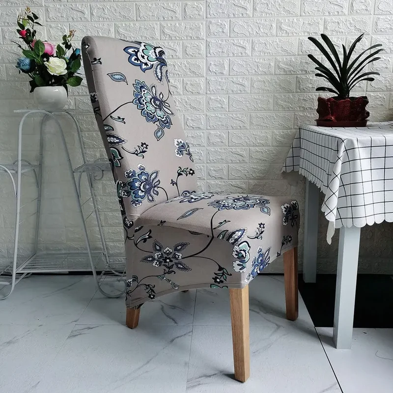 Housse chaise longue imprimé fleur BATOO