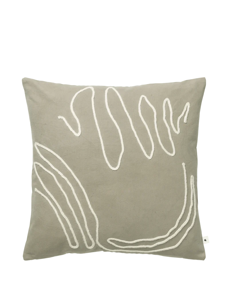 Jot Cushion - Elm Green