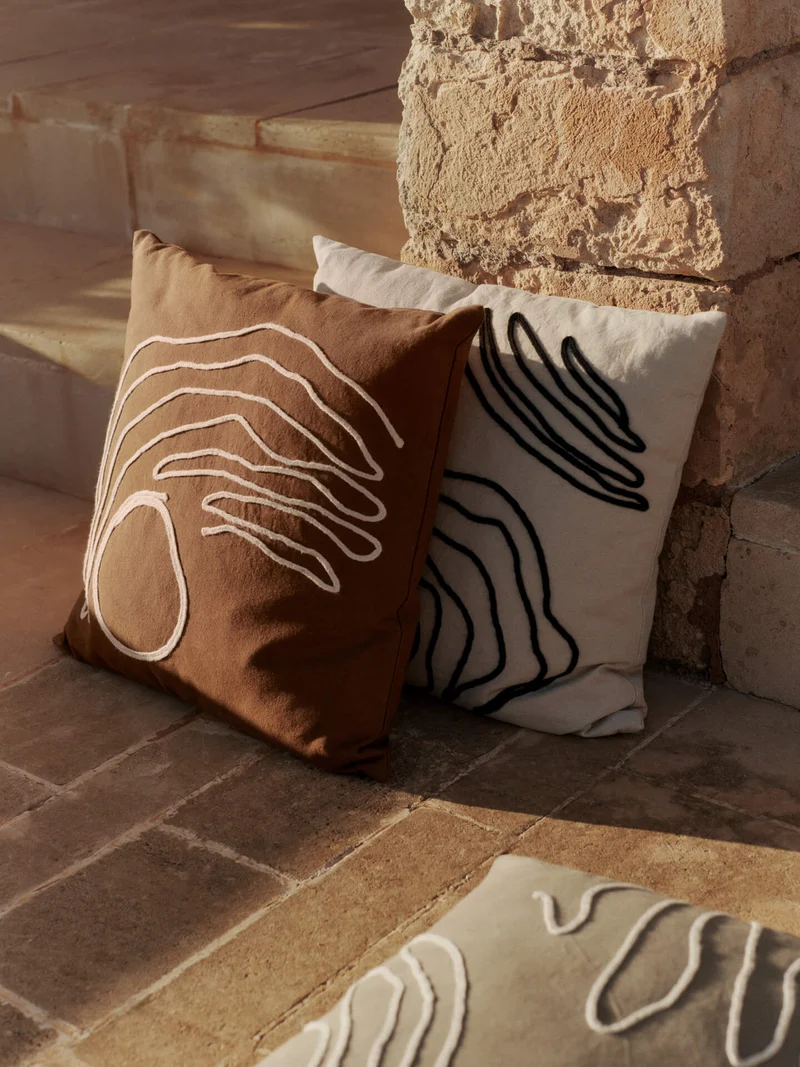 Jot Cushion - Aged Gold