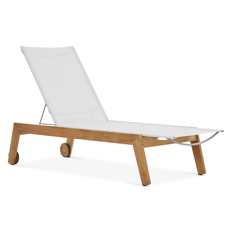 Solana - Outdoor Teak Lounger by Gloster