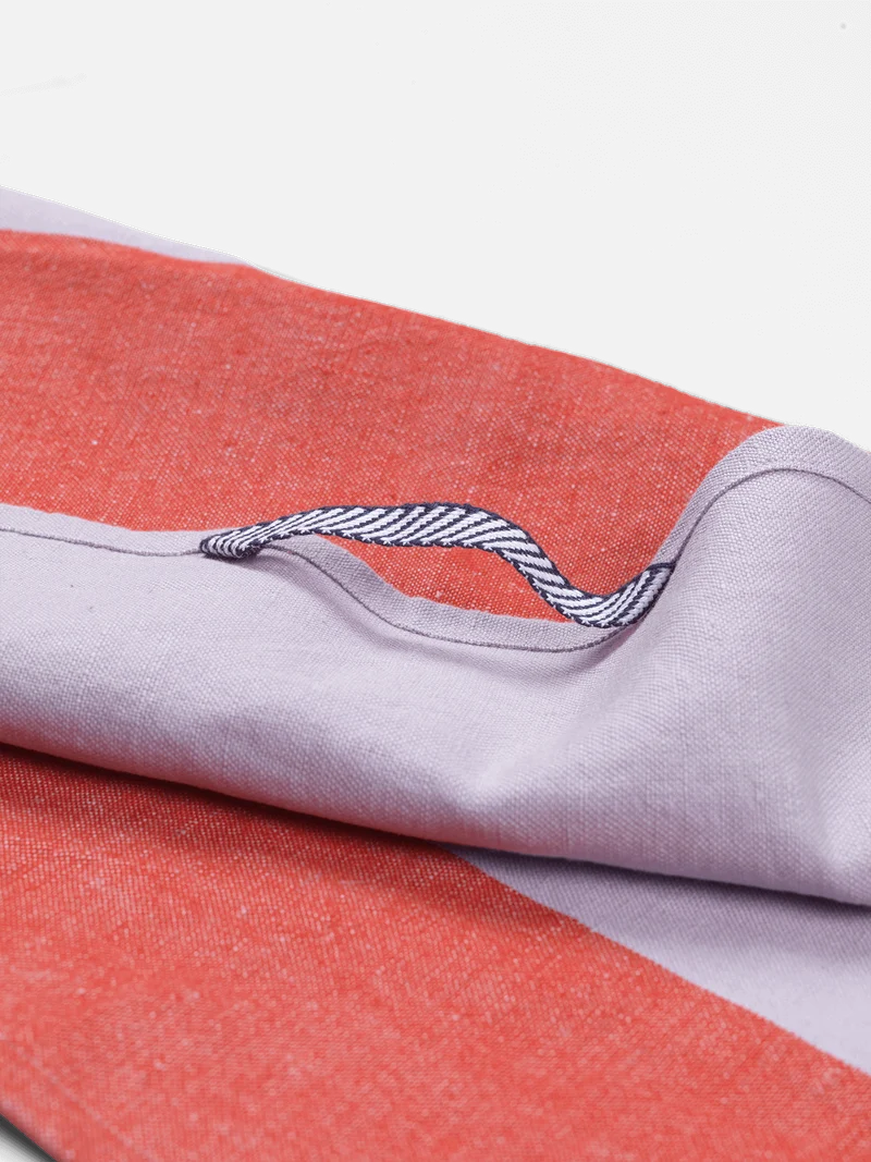 Hale Tea Towel - Red/Lilac