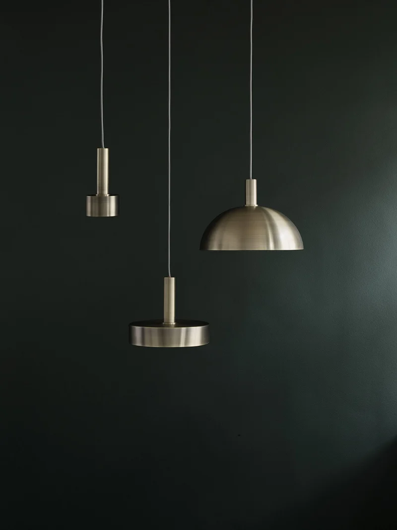 Socket Pendant Low - Brass