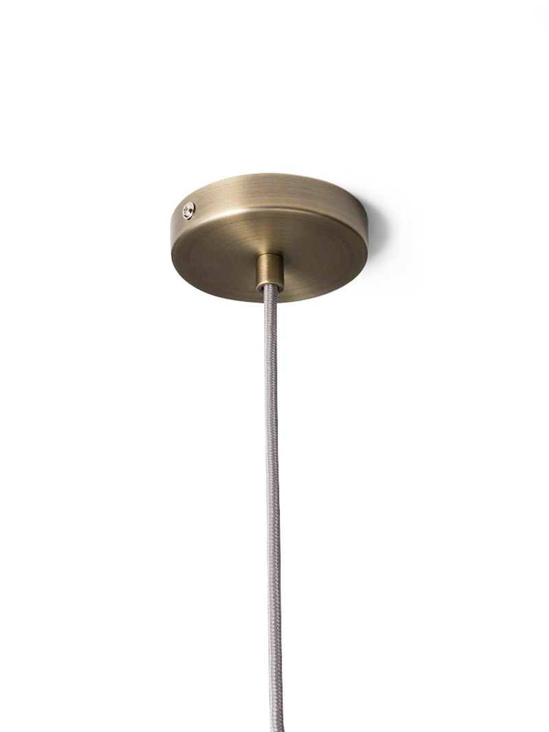 Socket Pendant Low - Brass