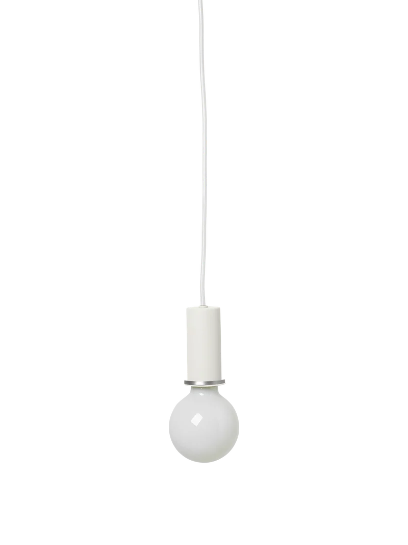 Socket Pendant Low - White
