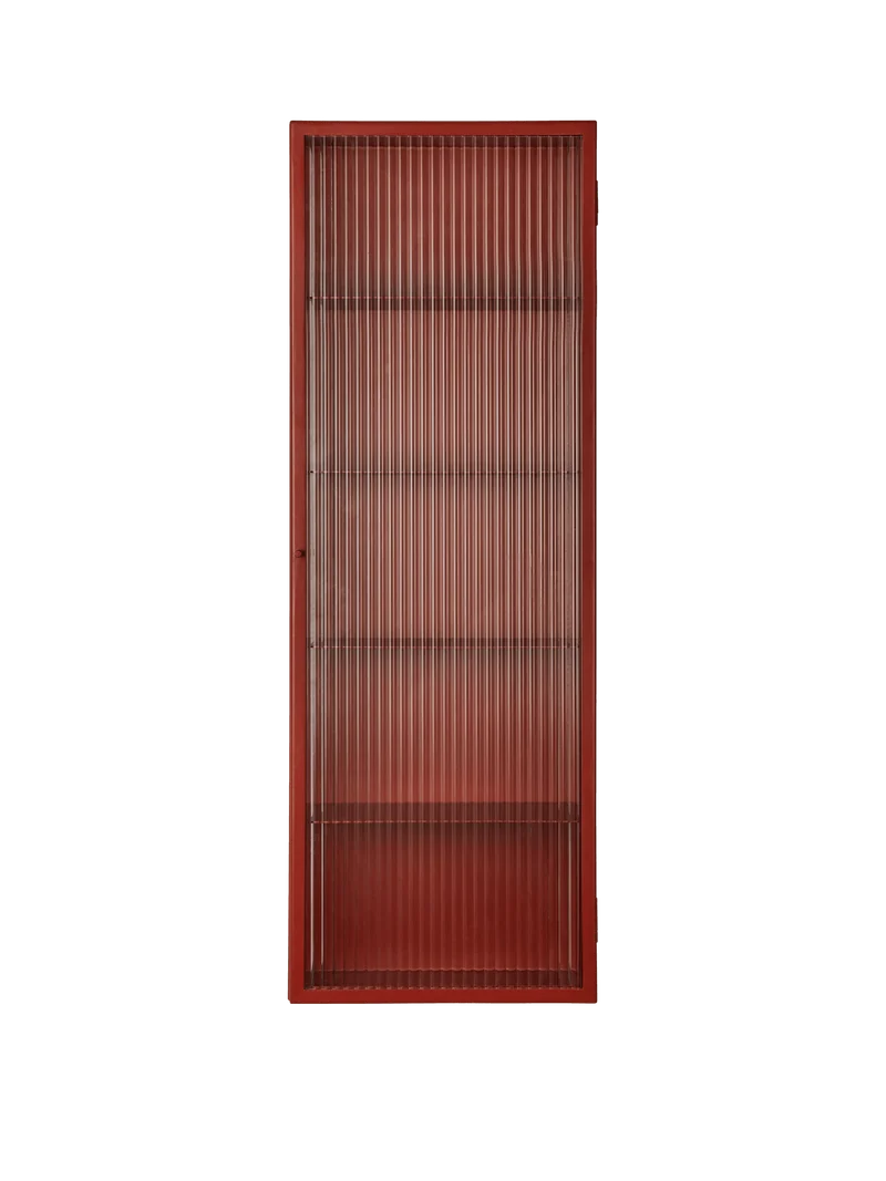 Haze Wall Cabinet - Tall - Oxide Red