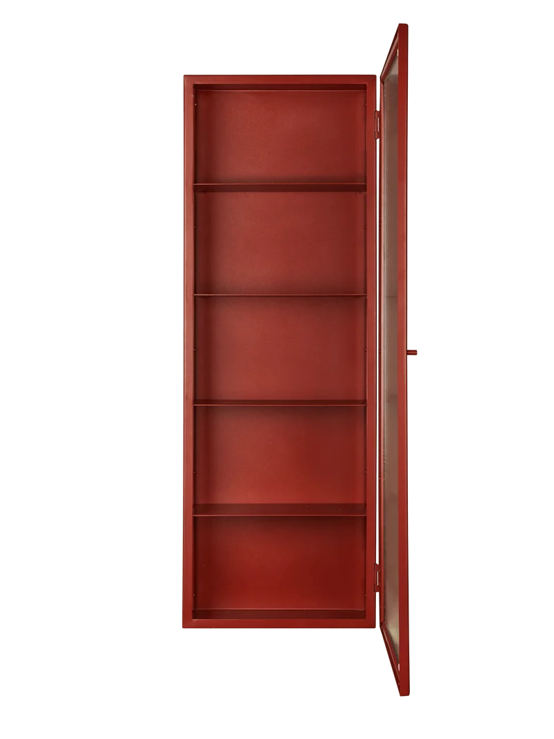 Haze Wall Cabinet - Tall - Oxide Red
