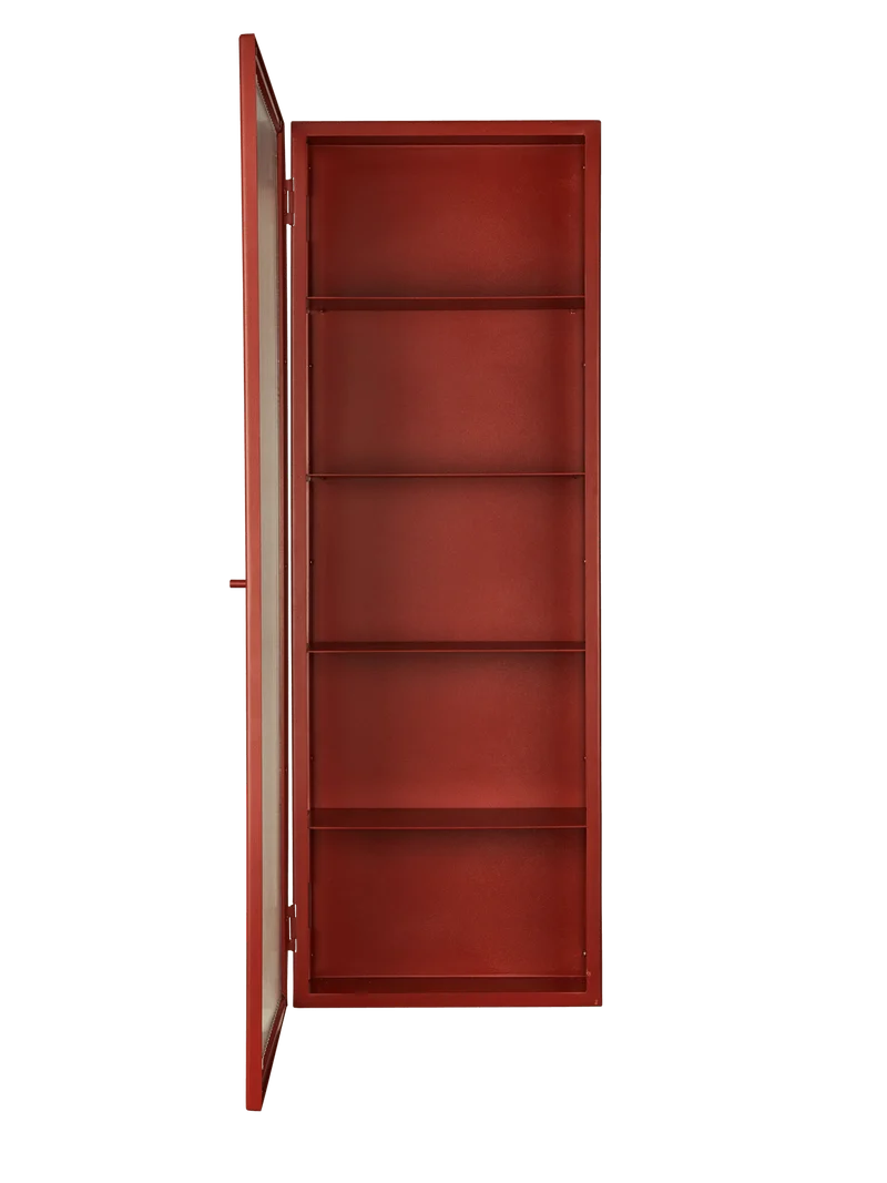 Haze Wall Cabinet - Tall - Oxide Red