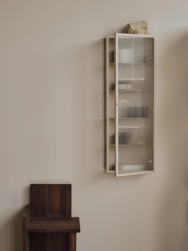 Haze Wall Cabinet - Tall - Cashmere