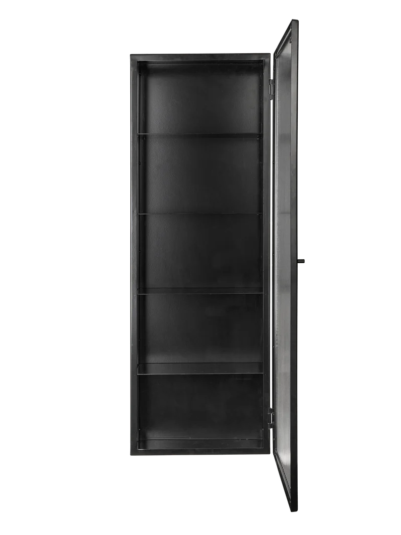 Haze Wall Cabinet - Tall - Black