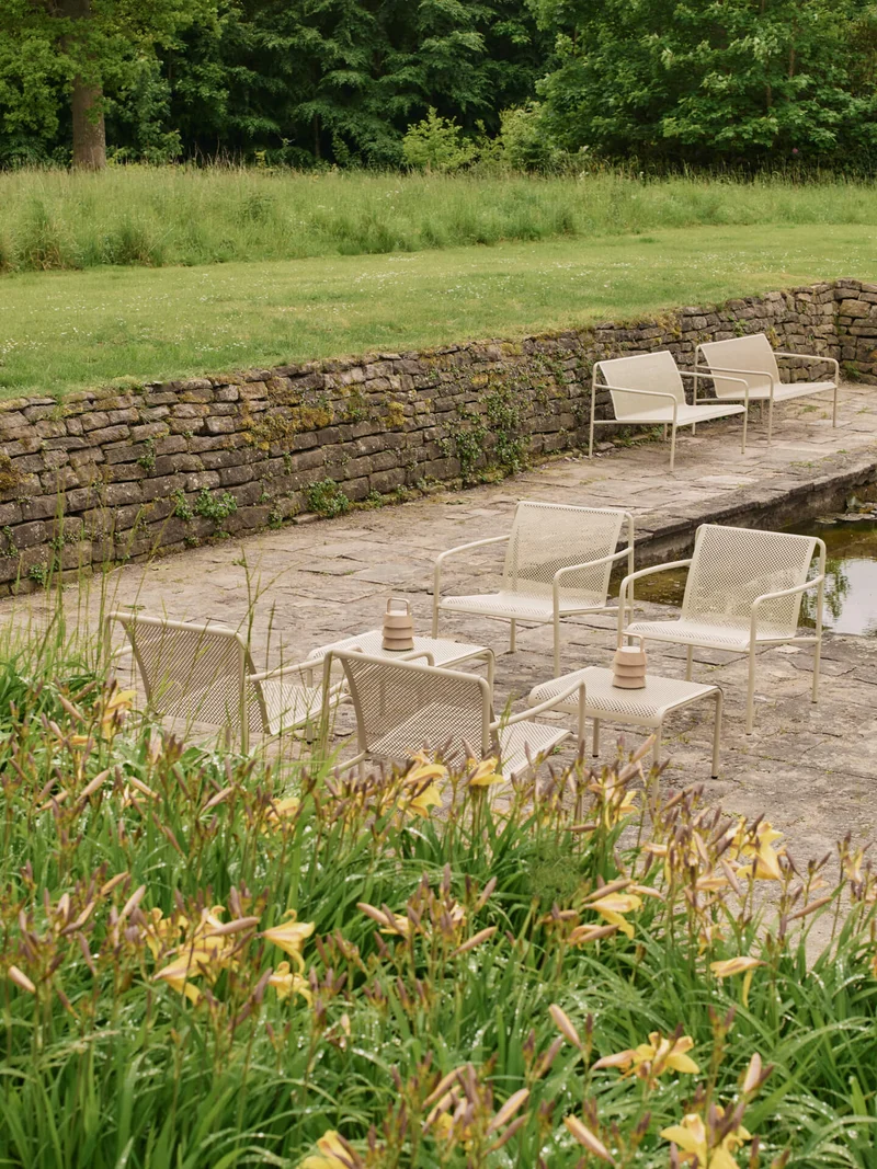 Dapple Low Table - 57 x 57 - Cashmere