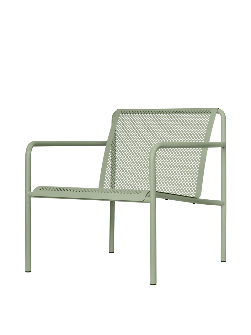 Dapple Lounge Chair with Arms - Tea Green