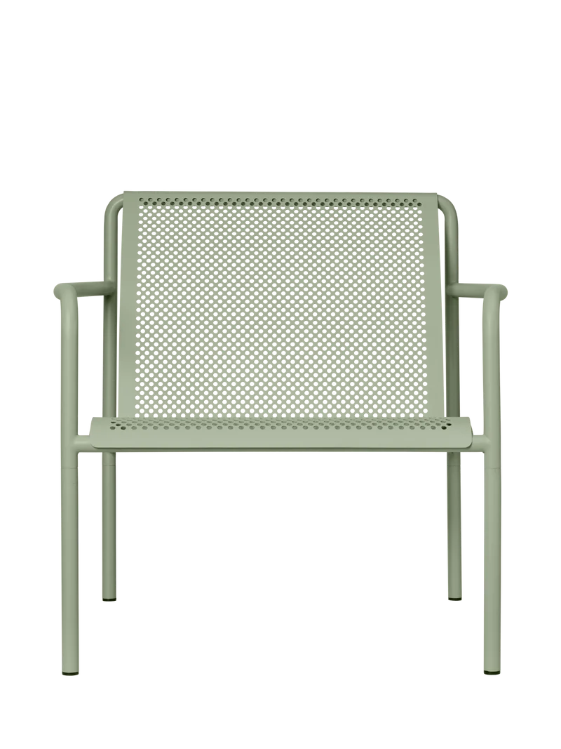 Dapple Lounge Chair with Arms - Tea Green