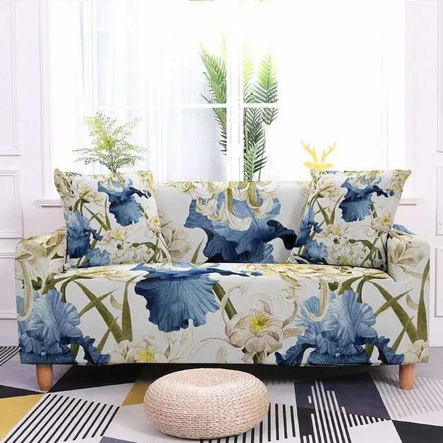 FLORALO - Housse canapé extensible