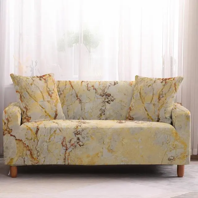 MARBLE - Housse canapé extensible