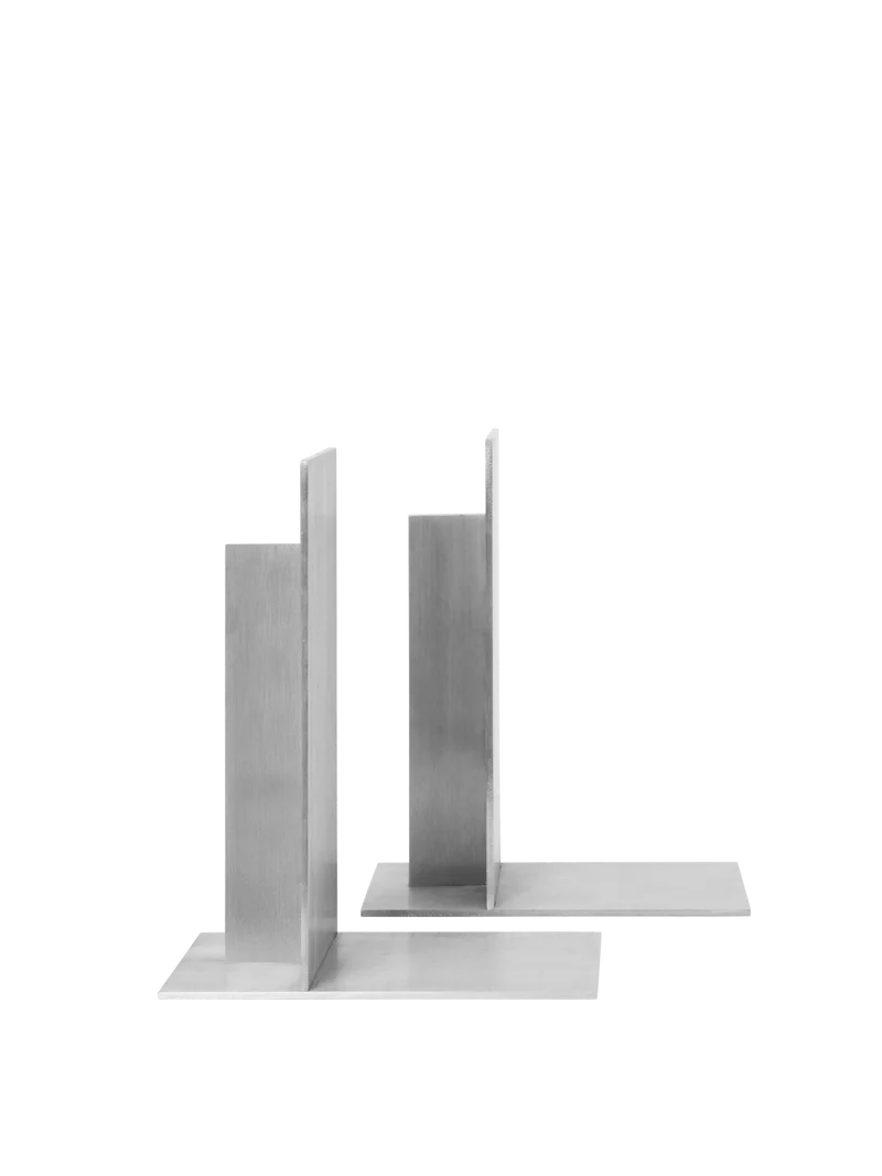 Lager Bookends - Set of 2 - Aluminium