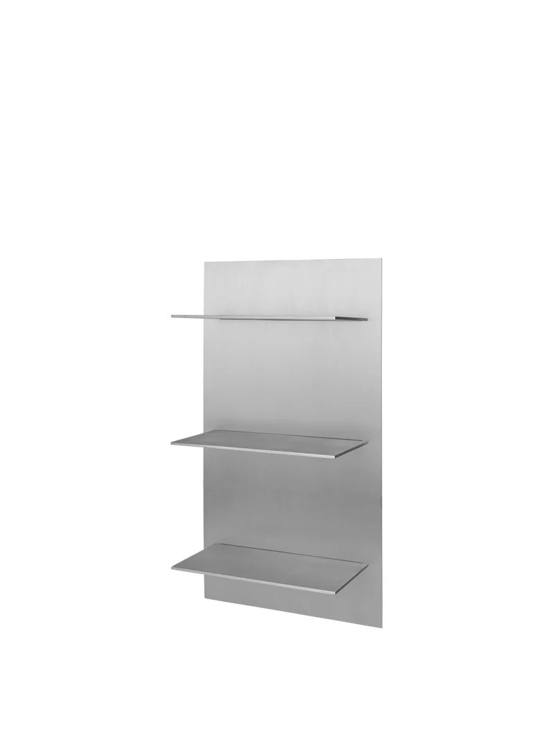 Lager Wall Shelf - Triple - Small - Aluminium