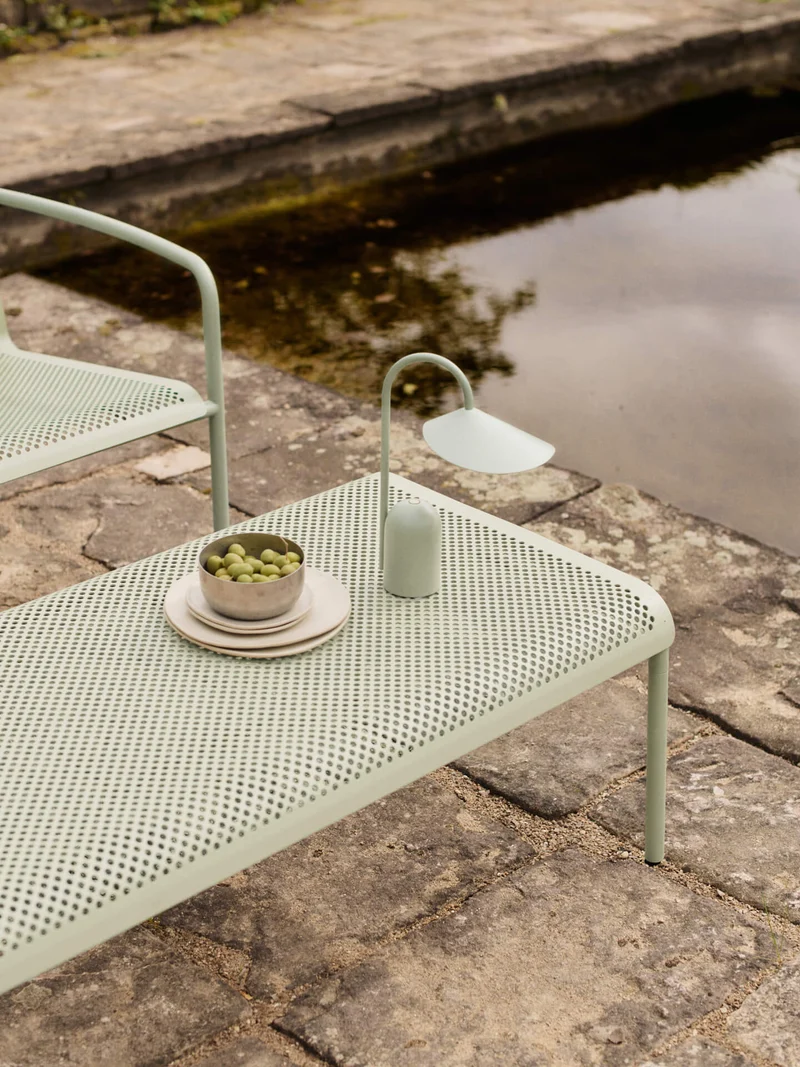 Dapple Low Table - 114 x 57 - Tea Green