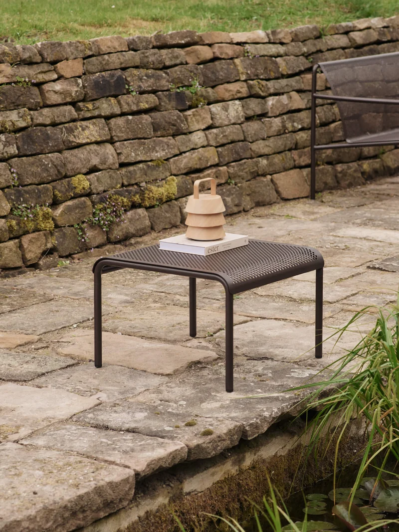 Dapple Low Table - 57 x 57 - Dark Chocolate