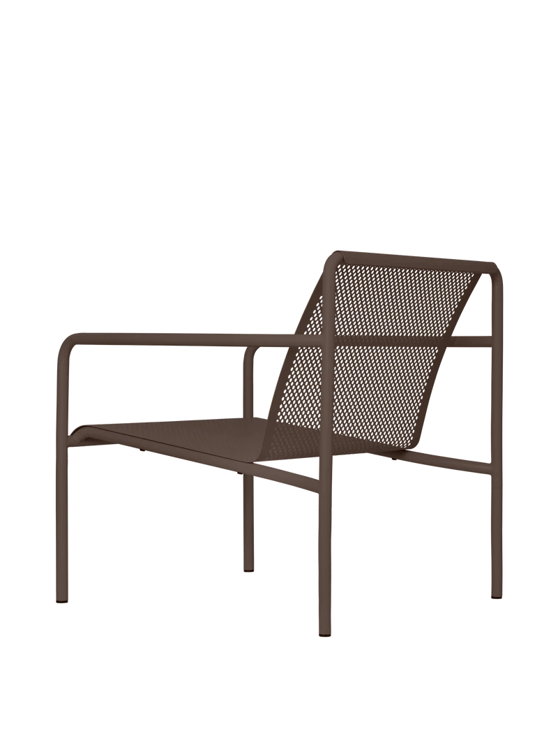 Dapple Lounge Chair with Arms - Dark Chocolate