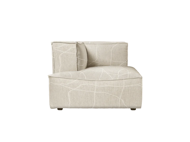 Catena Sofa Chaise Longue Left S600 - Can Lis - Sand/Off-White