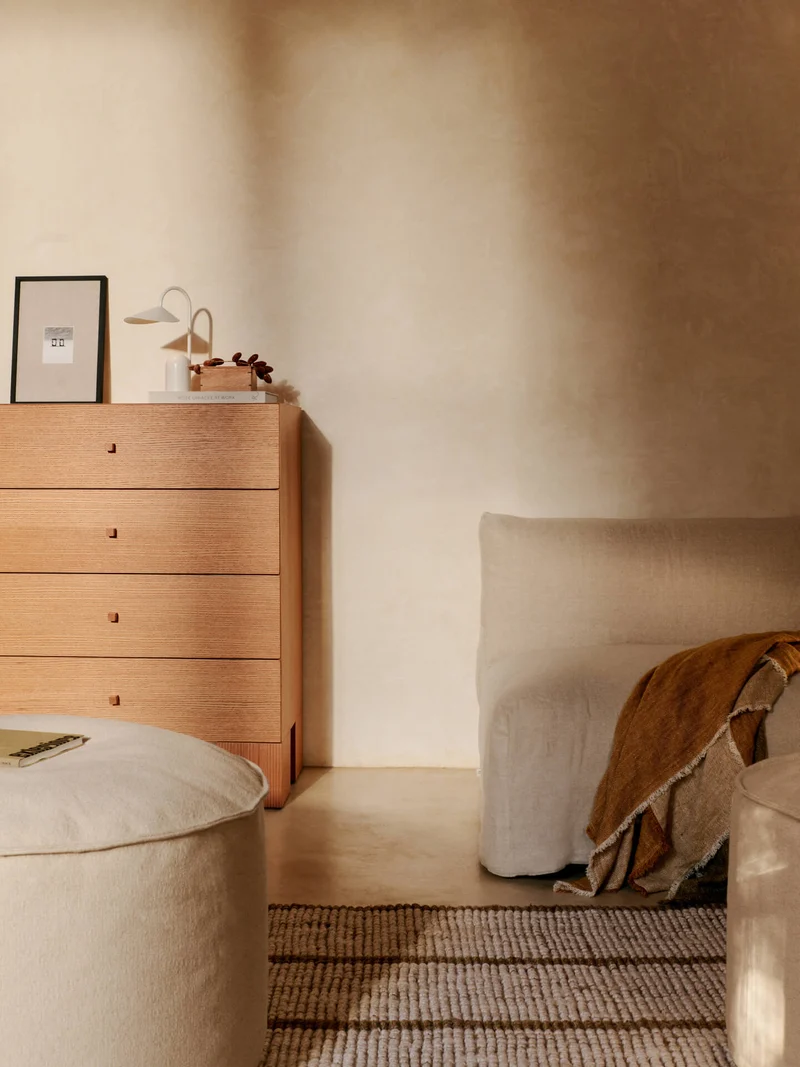 Kuben Drawers - 1x4 - Natural Oak Veneer