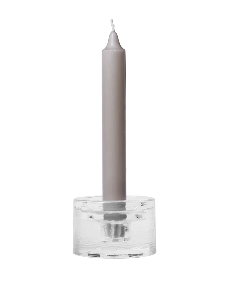 Gradia Candle Holder - Round - Clear