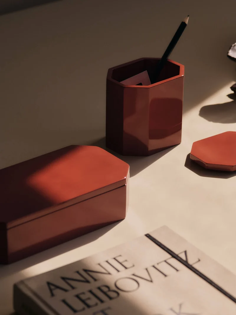 Nova Storage Box - Picante Red