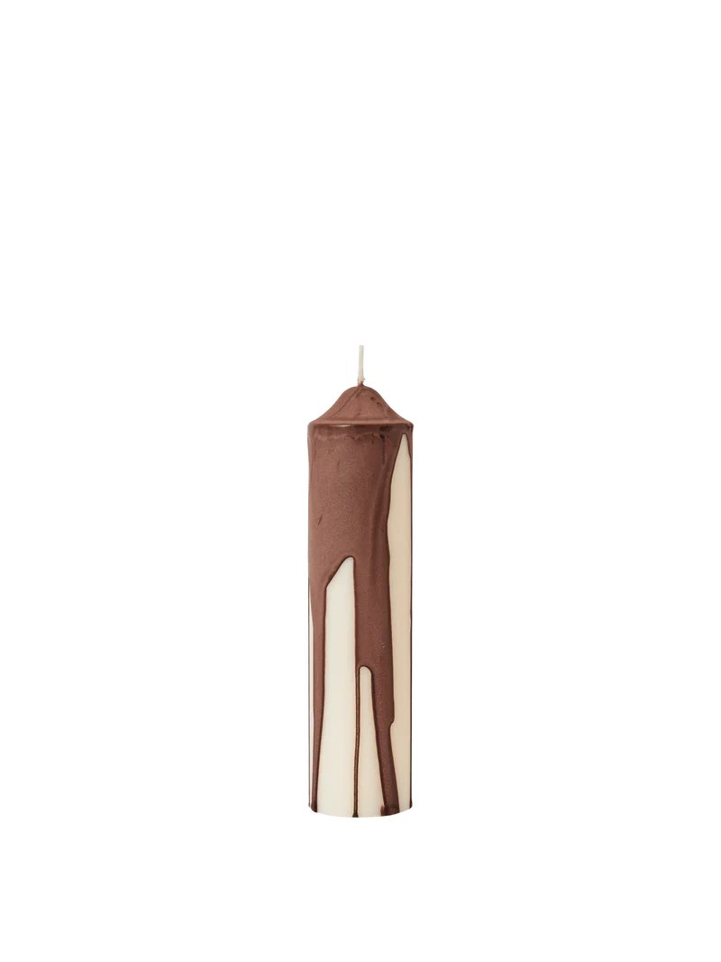 Dryp Pillar Candle - Small - Dark Chocolate