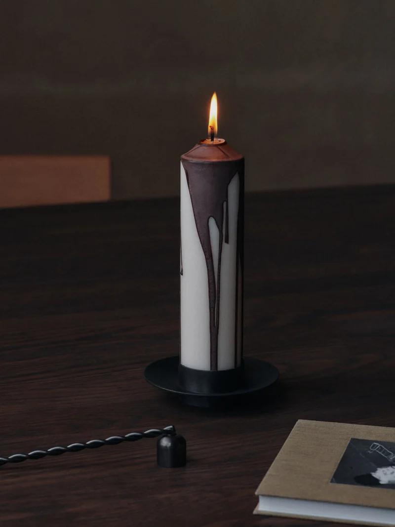 Dryp Pillar Candle - Small - Dark Chocolate