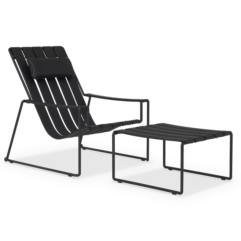 Strappy - Outdoor Aluminium Lounge Chair by Royal Botania