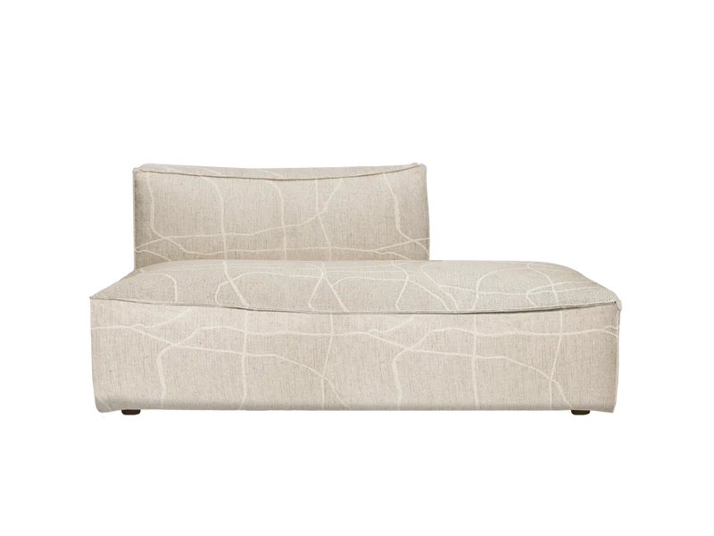 Catena Sofa Open End Right S301 - Can Lis - Sand/Off-White