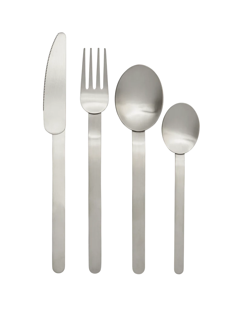Stelo Cutlery - Set of 4 - Brushed Stainless Steel
