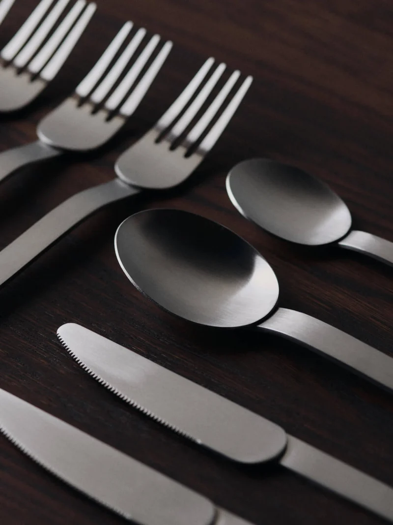 Stelo Cutlery - Set of 4 - Brushed Stainless Steel