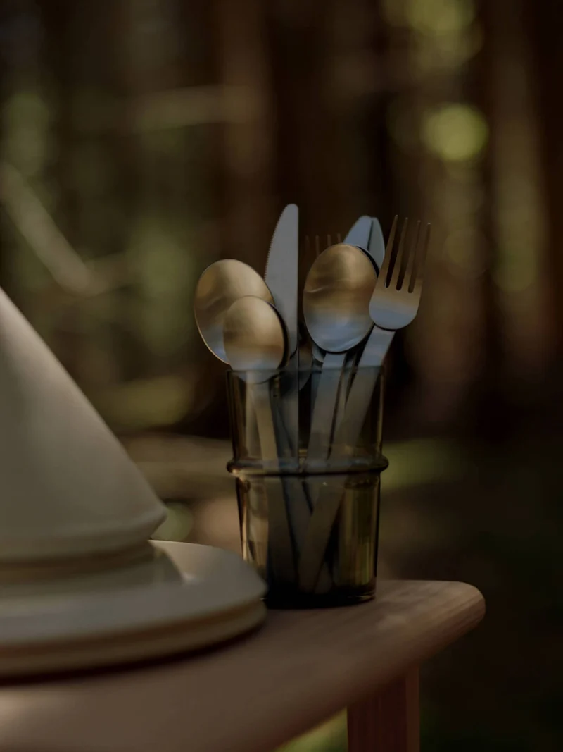 Stelo Cutlery - Set of 4 - Brushed Stainless Steel