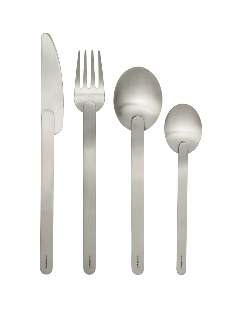 Stelo Cutlery - Set of 4 - Brushed Stainless Steel