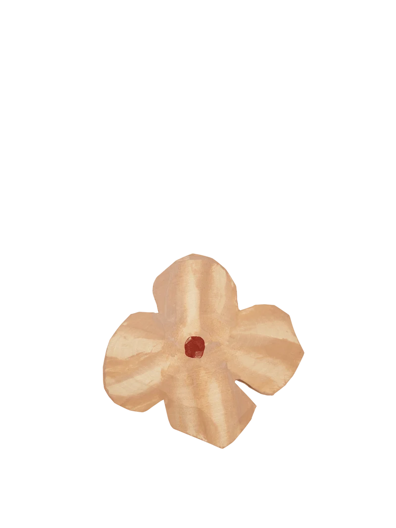 Poesie Hand-carved Hook - Rose