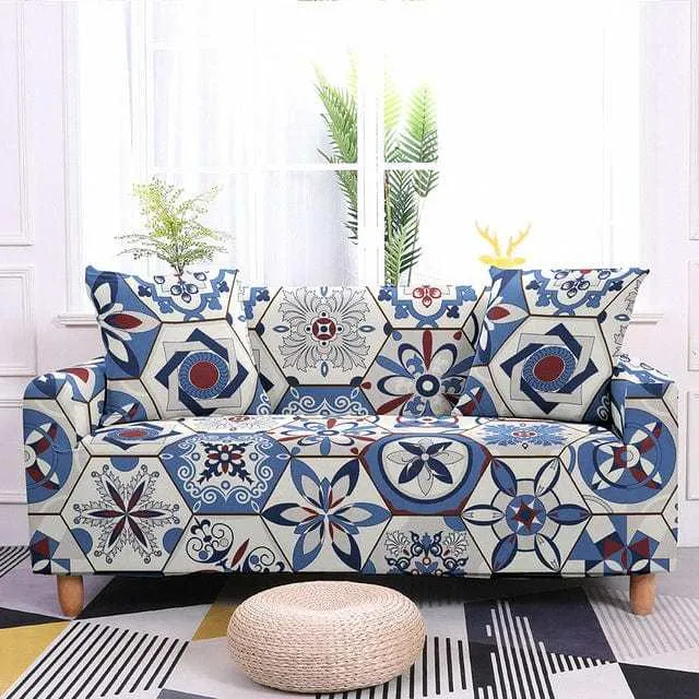 HEXAGON - Housse canapé extensible