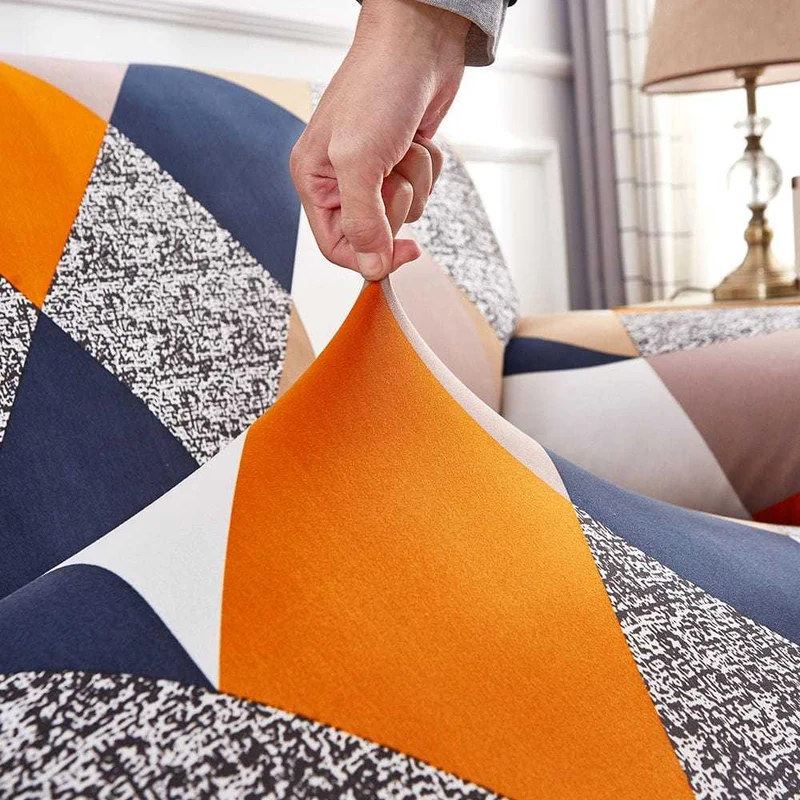 DECORATOR - Housse canapé décoratif, protection pour canapé d'angle gauche et droit