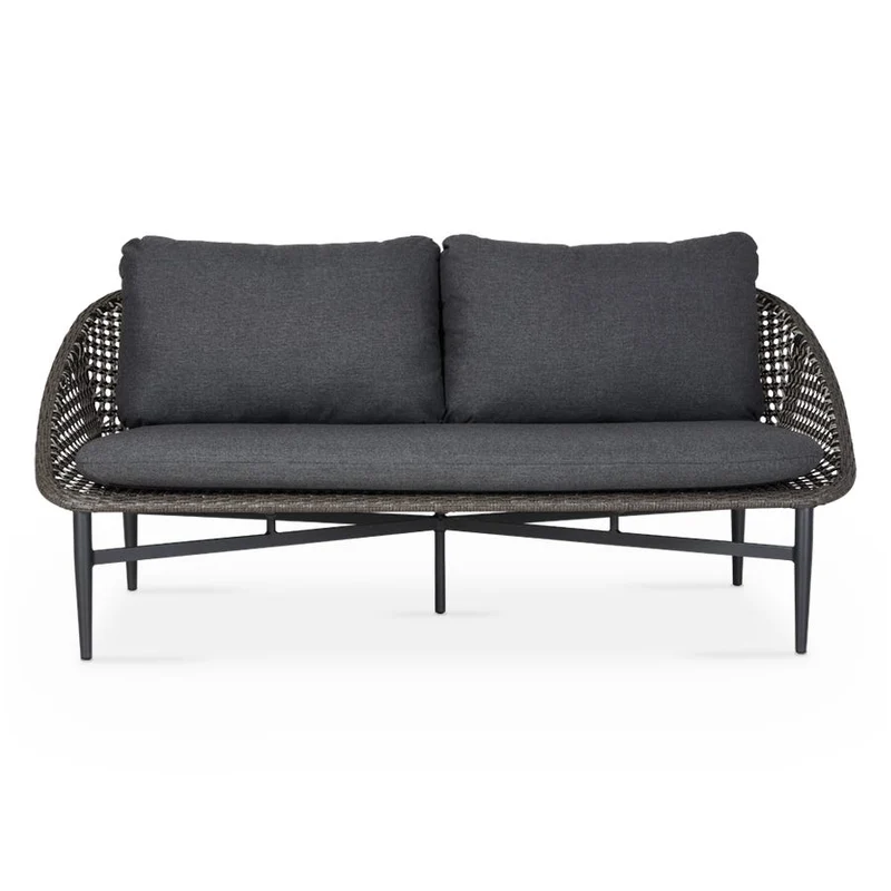 Summer Tweed - Outdoor Wicker 3-Seater Sofa
