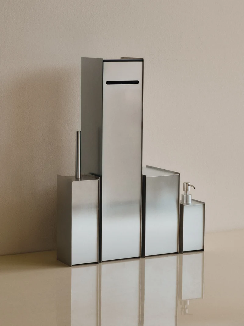 Sama Toilet Paper Dispenser - Brushed Stainless Steel