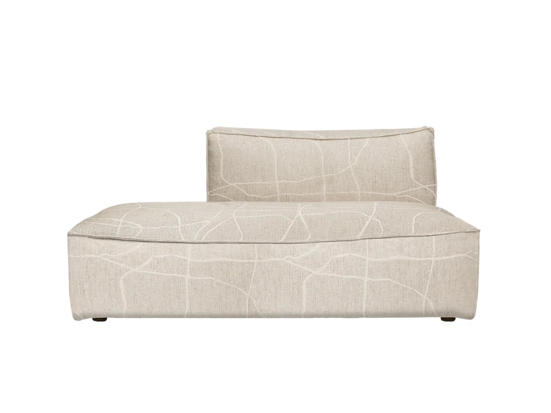 Catena Sofa Open End Left S300 - Can Lis - Sand/Off-White