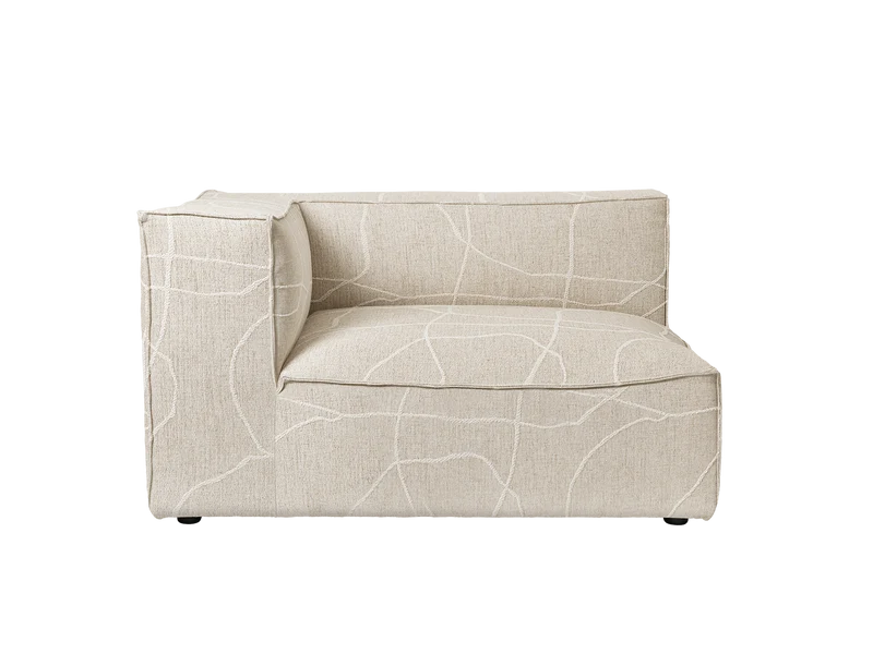Catena Sofa Armrest Left L400 - Can Lis - Sand/Off-White