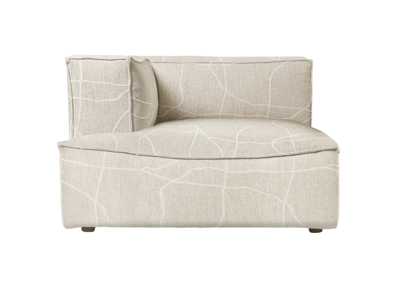 Catena Sofa Chaise Longue Left L600 - Can Lis - Sand/Off-White