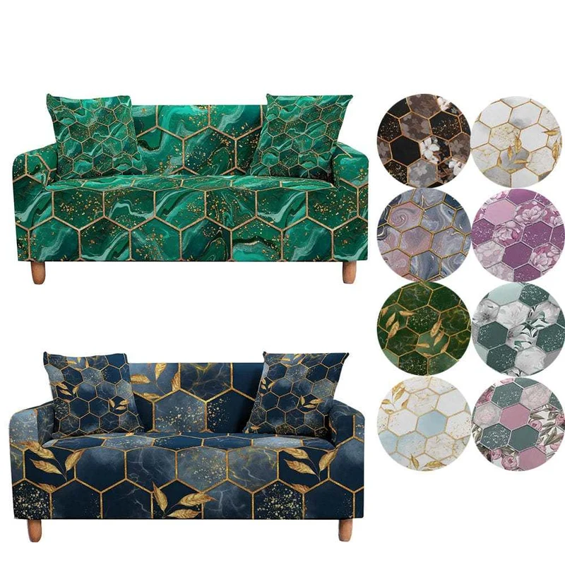 Housse de canapé extensible résistante ALVEOLY