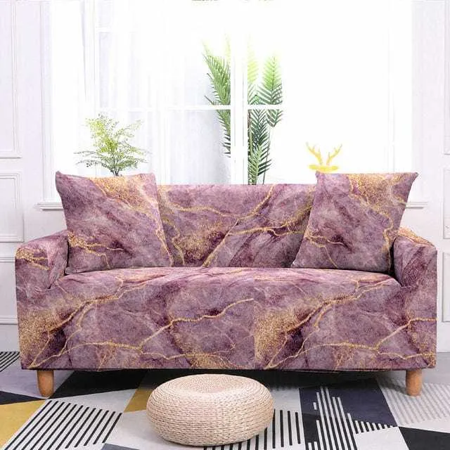 Housse de canapé extensible résistante ALVEOLY
