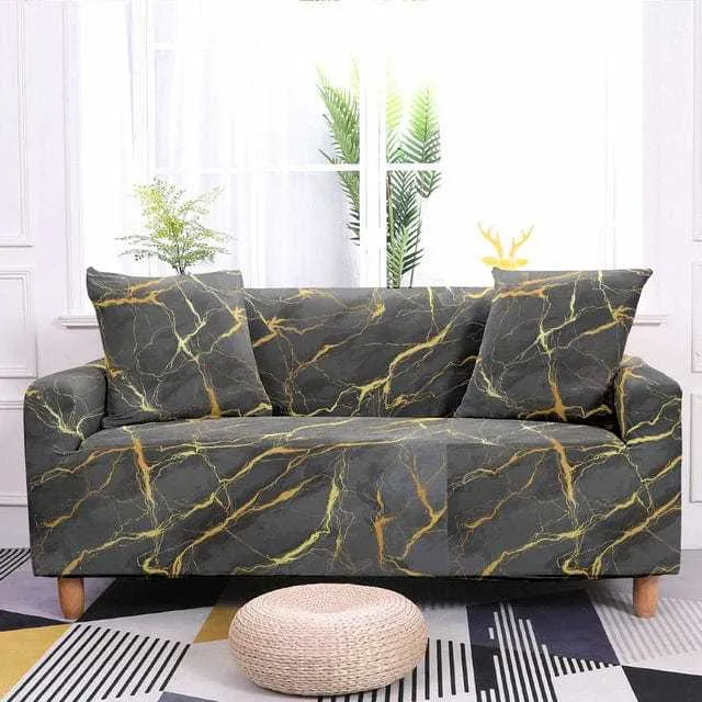 Housse de canapé extensible résistante ALVEOLY