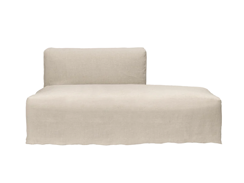 Catena Sofa Open End Right L301 - Loose Drape - Natural
