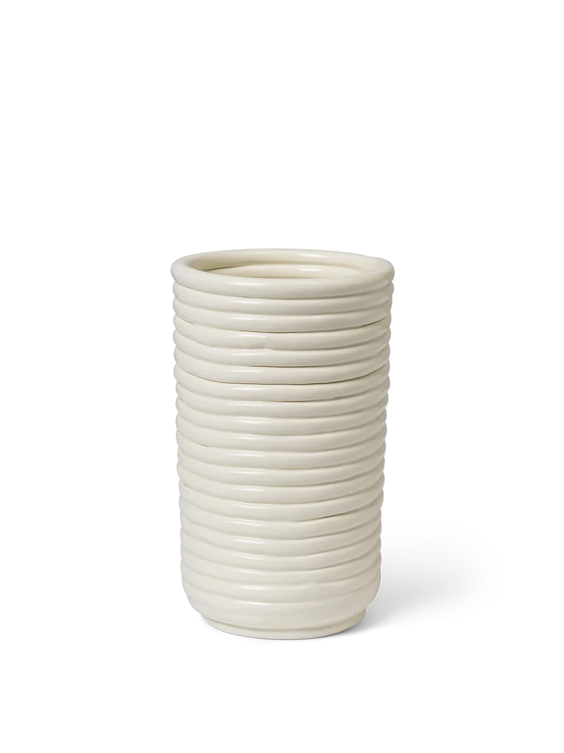 Corduroy Vase - Off-White