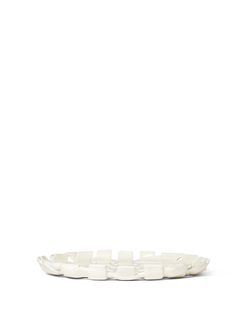 Plait Platter - Off-White